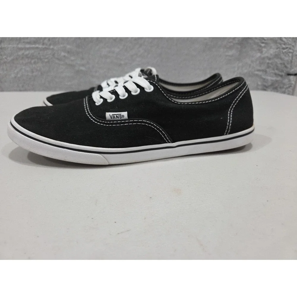 Vans Mens Era 721356 Black Casual Thin Sole Shoes Sneakers Size M 9 W 10.5
